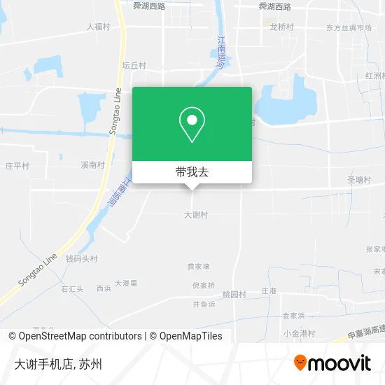 大谢手机店地图