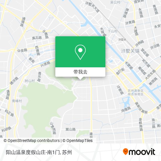 阳山温泉度假山庄-南1门地图