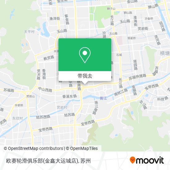 欧赛轮滑俱乐部(金鑫大运城店)地图