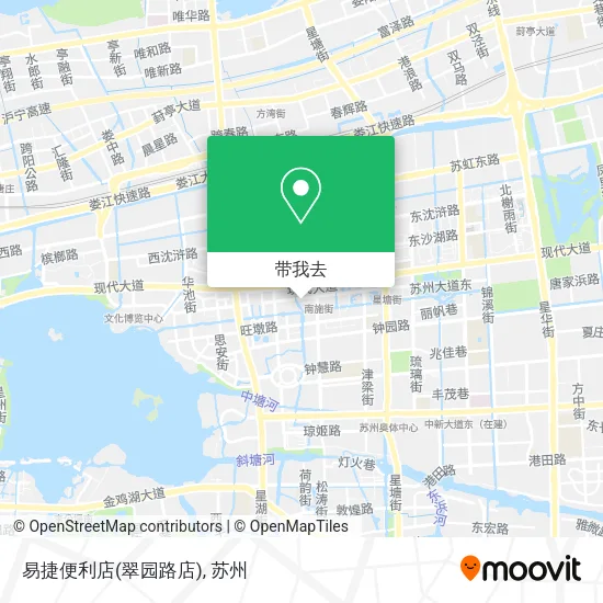 易捷便利店(翠园路店)地图