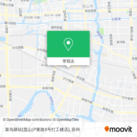 菜鸟驿站(昆山沪莱路5号打工楼店)地图