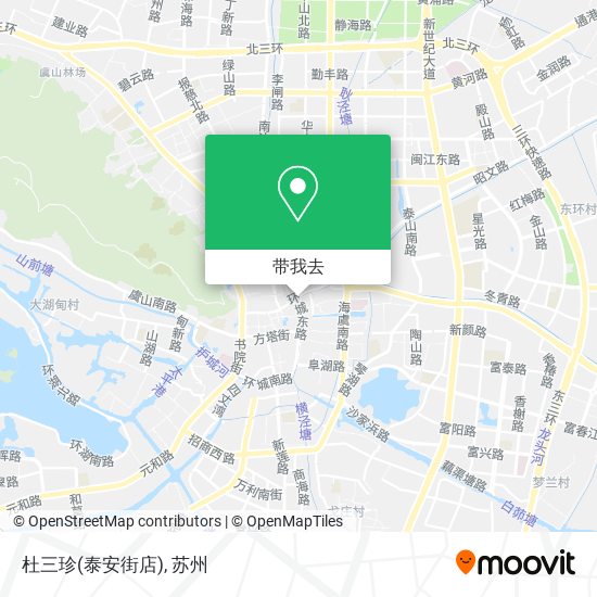 杜三珍(泰安街店)地图