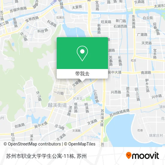 苏州市职业大学学生公寓-11栋地图