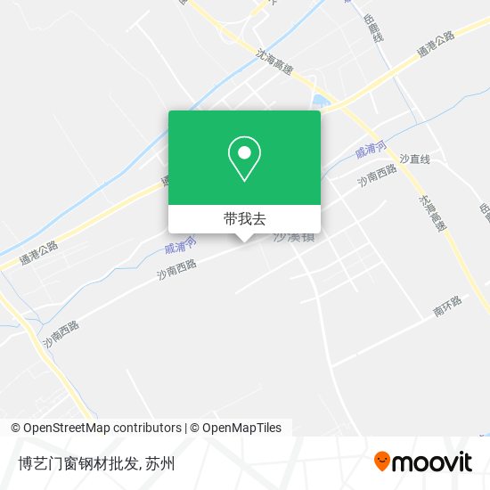 博艺门窗钢材批发地图