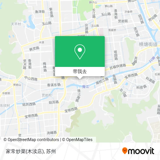 家常炒菜(木渎店)地图