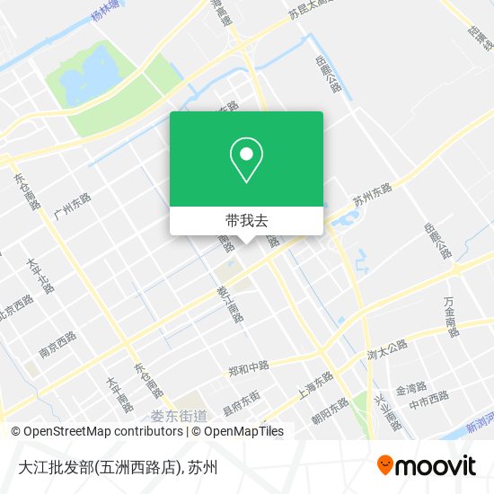 大江批发部(五洲西路店)地图