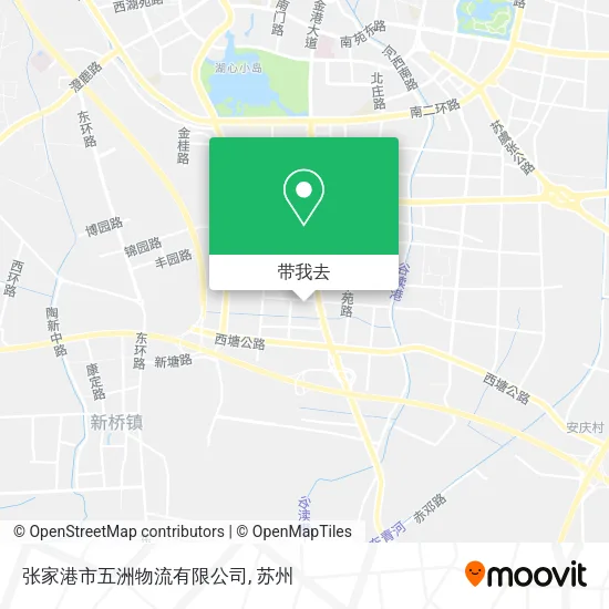 张家港市五洲物流有限公司地图