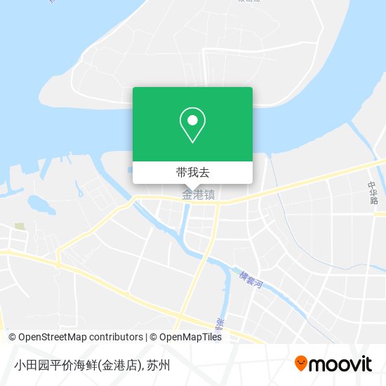 小田园平价海鲜(金港店)地图