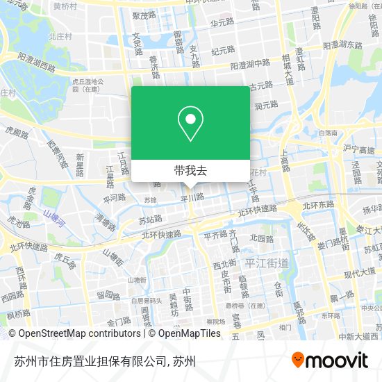 苏州市住房置业担保有限公司地图