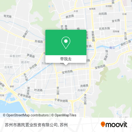 苏州市惠民置业投资有限公司地图