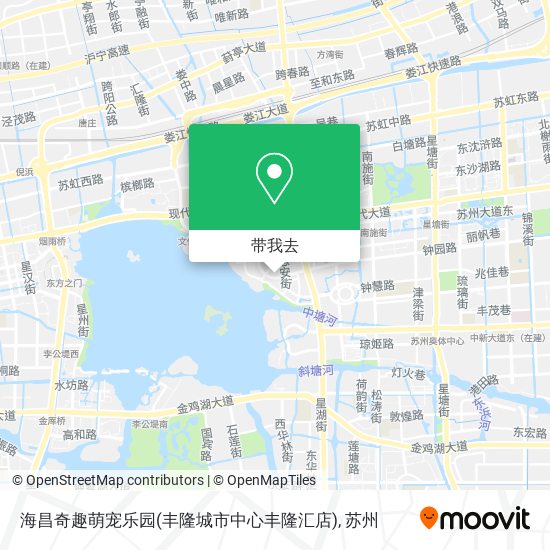 海昌奇趣萌宠乐园(丰隆城市中心丰隆汇店)地图