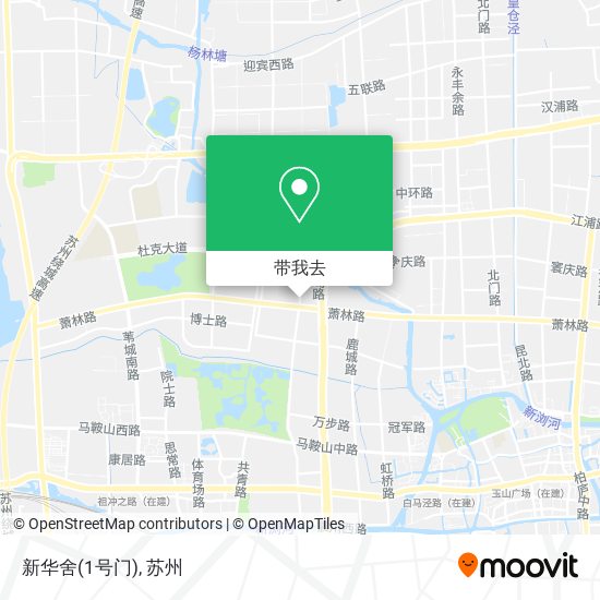 新华舍(1号门)地图
