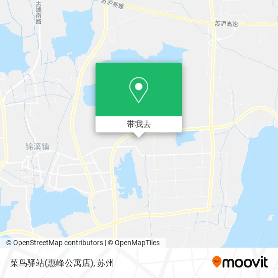 菜鸟驿站(惠峰公寓店)地图