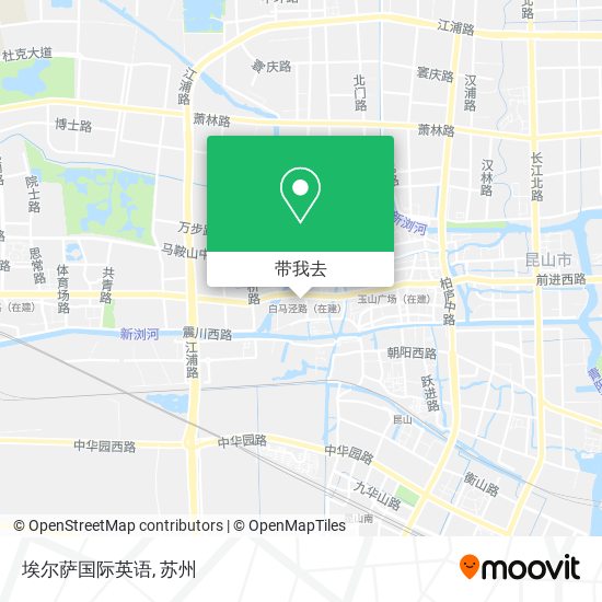 埃尔萨国际英语地图