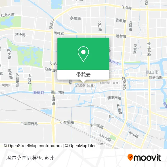 埃尔萨国际英语地图