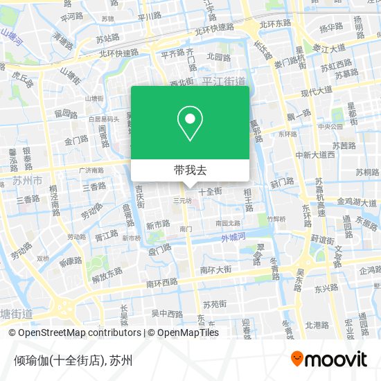 倾瑜伽(十全街店)地图