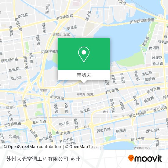 苏州大仓空调工程有限公司地图