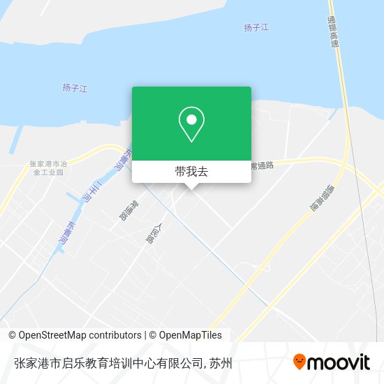 张家港市启乐教育培训中心有限公司地图