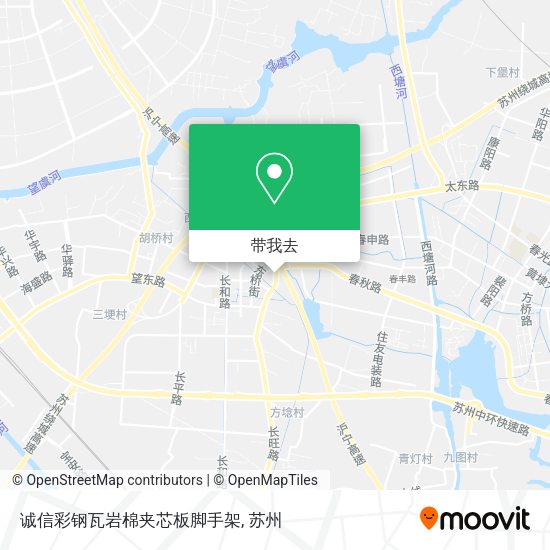 诚信彩钢瓦岩棉夹芯板脚手架地图