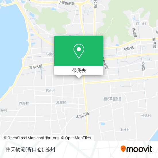 伟天物流(胥口仓)地图