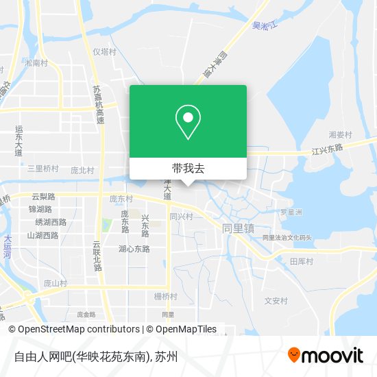 自由人网吧(华映花苑东南)地图