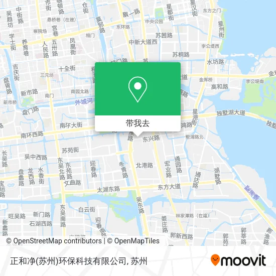 正和净(苏州)环保科技有限公司地图