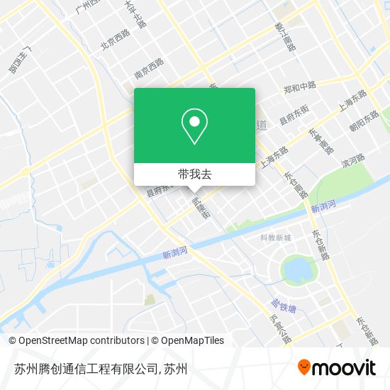 苏州腾创通信工程有限公司地图