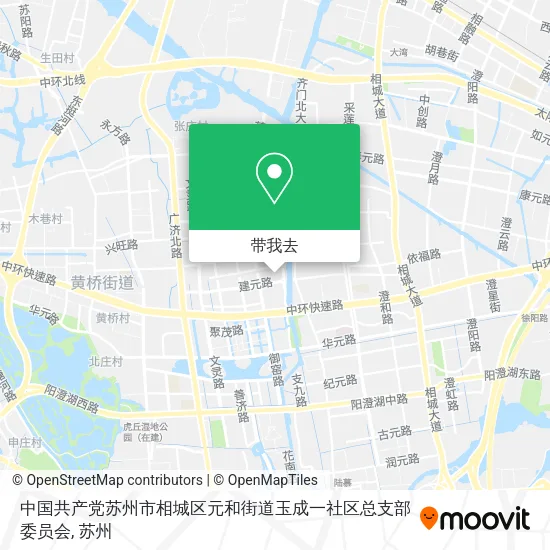中国共产党苏州市相城区元和街道玉成一社区总支部委员会地图