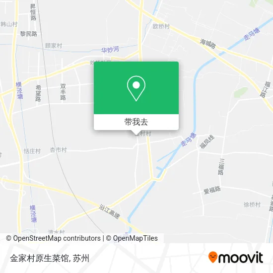 金家村原生菜馆地图