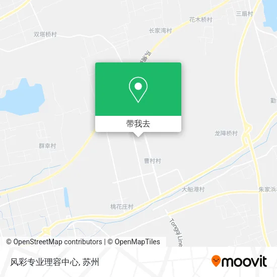 风彩专业理容中心地图
