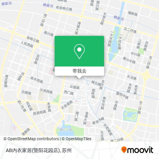 AB内衣家居(暨阳花园店)地图