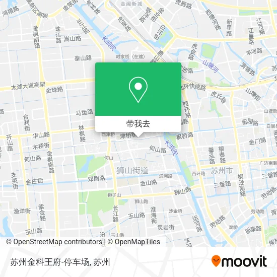 苏州金科王府-停车场地图