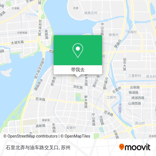 石里北弄与油车路交叉口地图