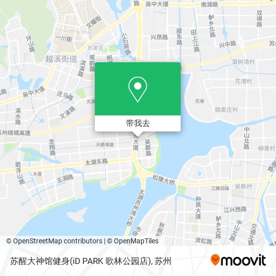 苏醒大神馆健身(iD PARK 歌林公园店)地图