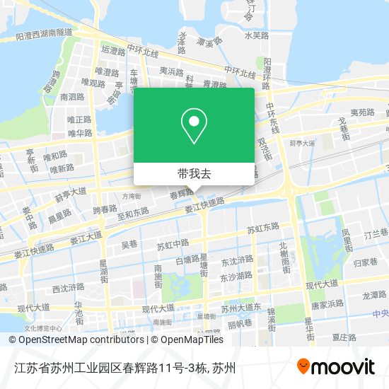 江苏省苏州工业园区春辉路11号-3栋地图