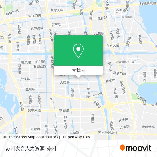 苏州友合人力资源地图
