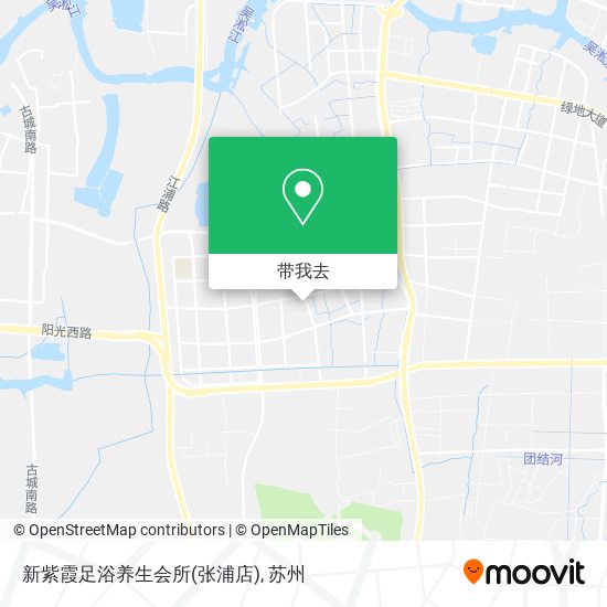 新紫霞足浴养生会所(张浦店)地图