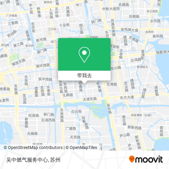 吴中燃气服务中心地图