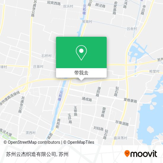苏州云杰织造有限公司地图