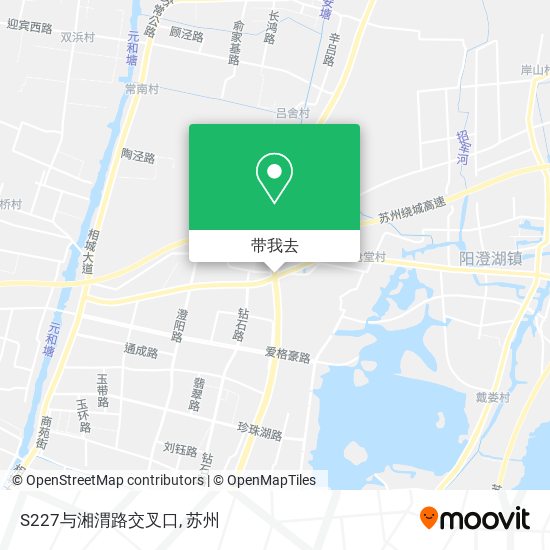 S227与湘渭路交叉口地图