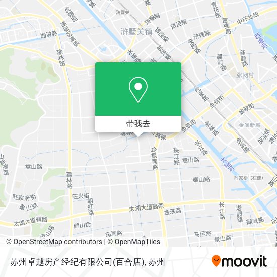 苏州卓越房产经纪有限公司(百合店)地图