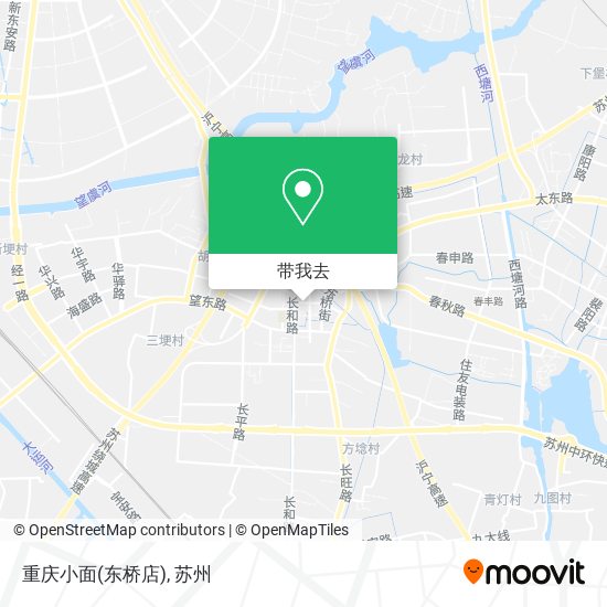 重庆小面(东桥店)地图