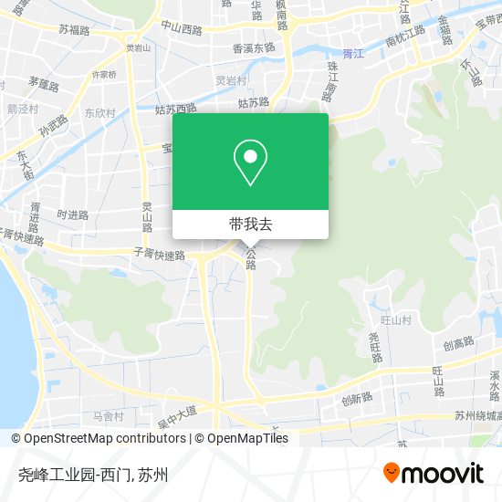 尧峰工业园-西门地图