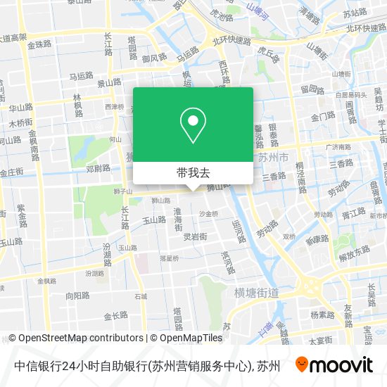中信银行24小时自助银行(苏州营销服务中心)地图