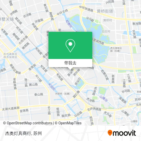 杰奥灯具商行地图