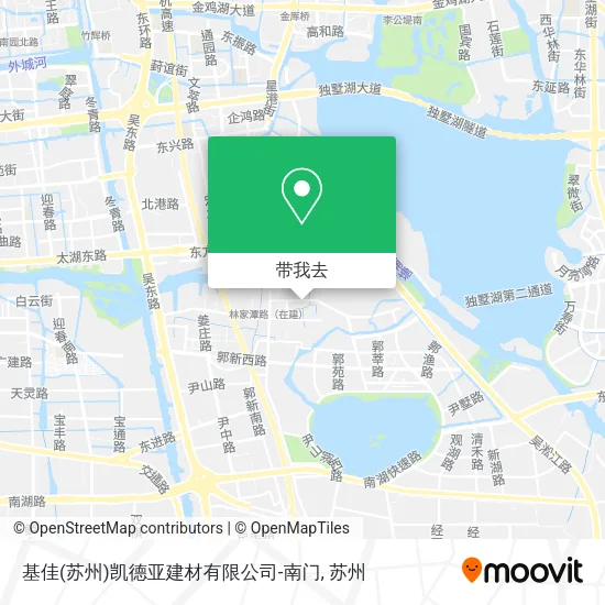 基佳(苏州)凯德亚建材有限公司-南门地图