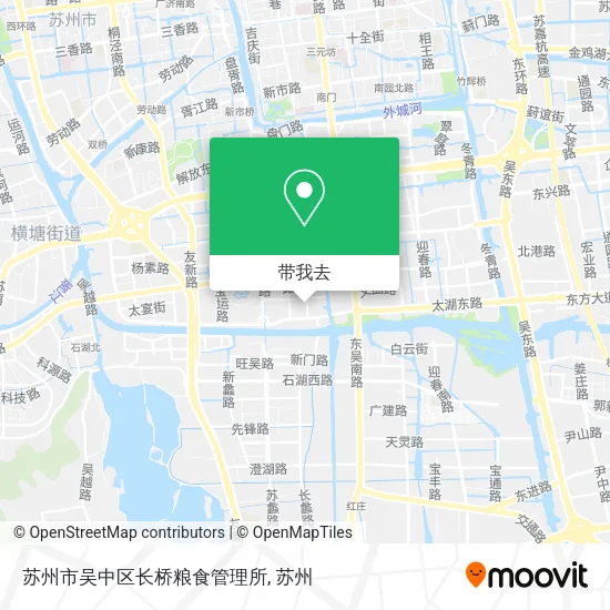 苏州市吴中区长桥粮食管理所地图