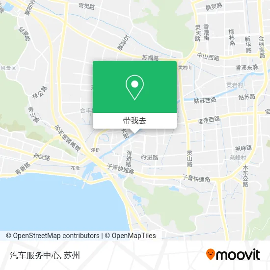 汽车服务中心地图