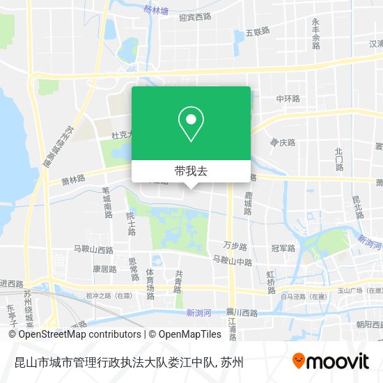 昆山市城市管理行政执法大队娄江中队地图