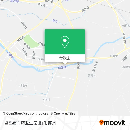常熟市白茆卫生院-北门地图